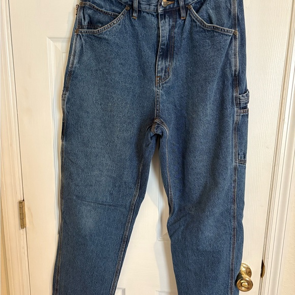 Men's Relaxed Fit Blue Jeans Gravel Gear - Picture 1 of 3